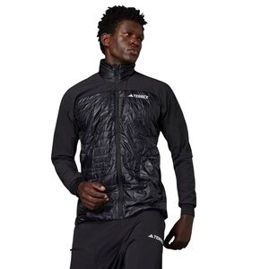 Adidas Terrex Black Quilted Lightweight Insulated Performance Jacket Med NWT